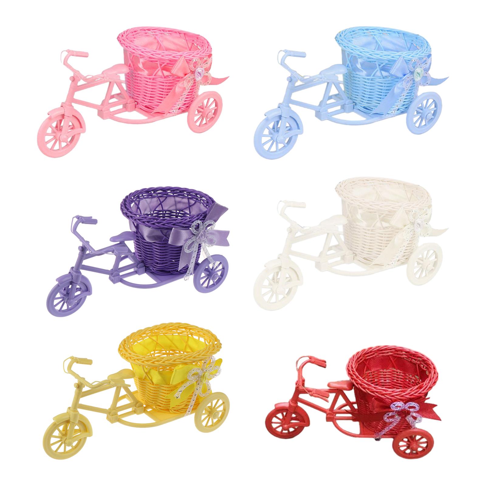 Florist Supply Vases - Fahrrad künstliche Blumen korb Vase Mini