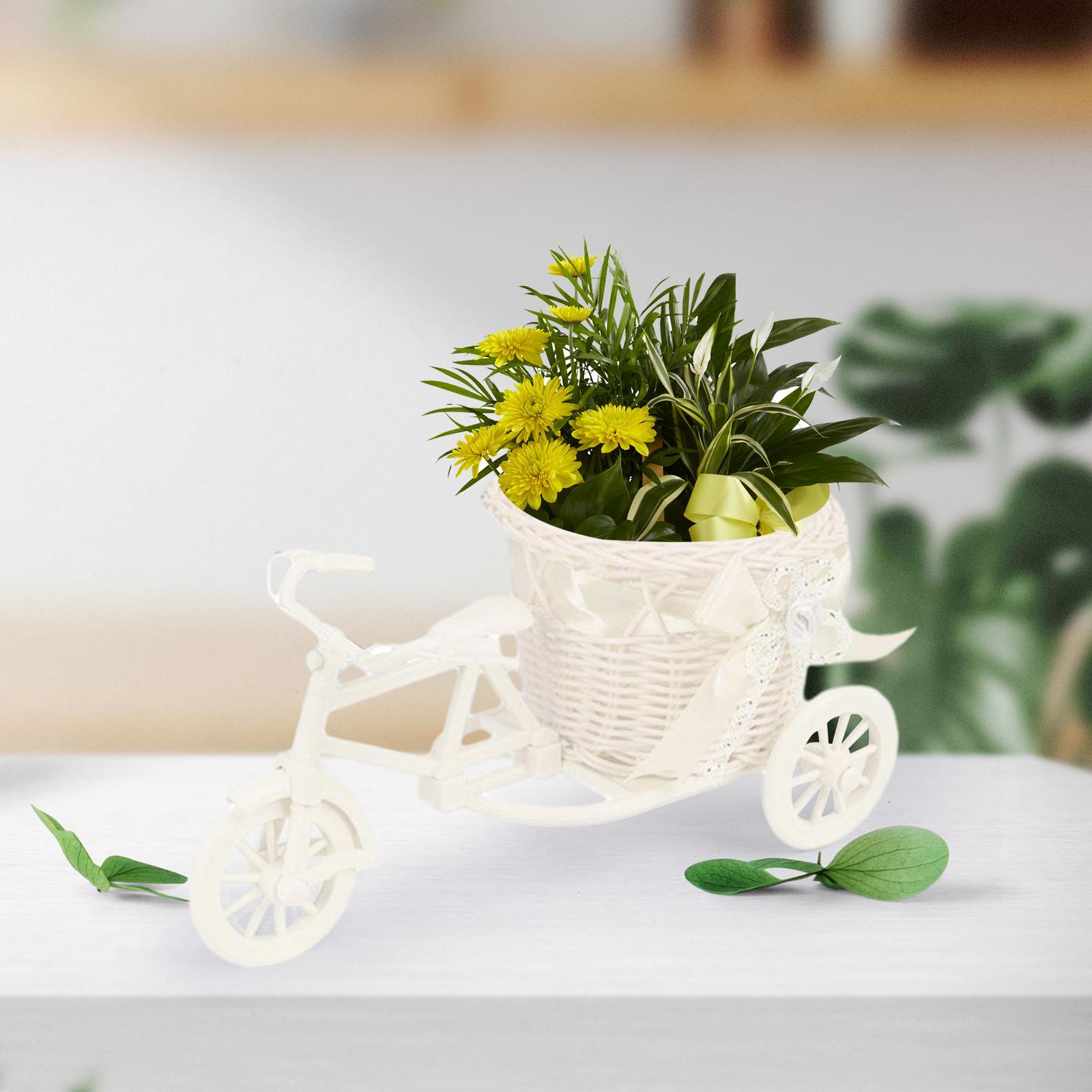 Fahrrad künstliche Blumen korb – Florist Supply Vases Bewertung und Preis
