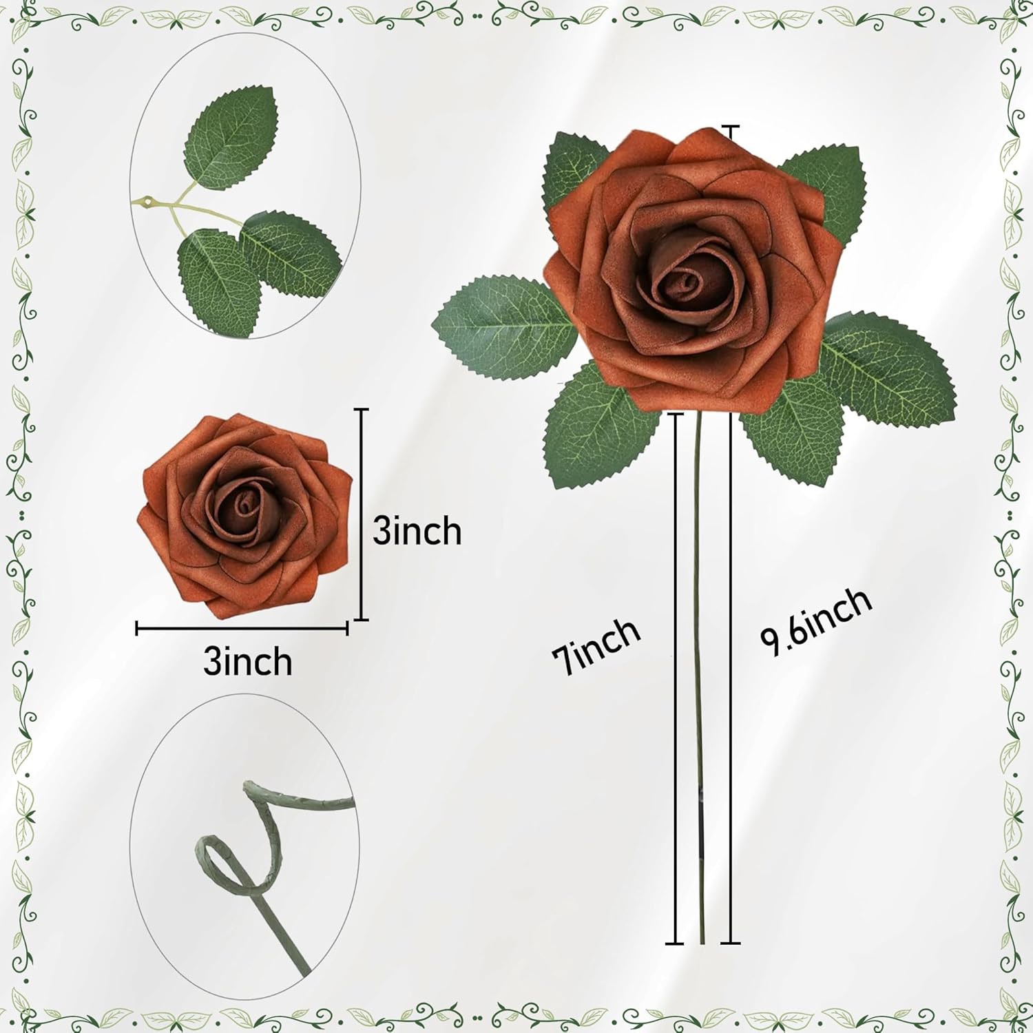 25 Stück künstliche Rosen für  – Florist Supply Bulk Bewertung und Preis